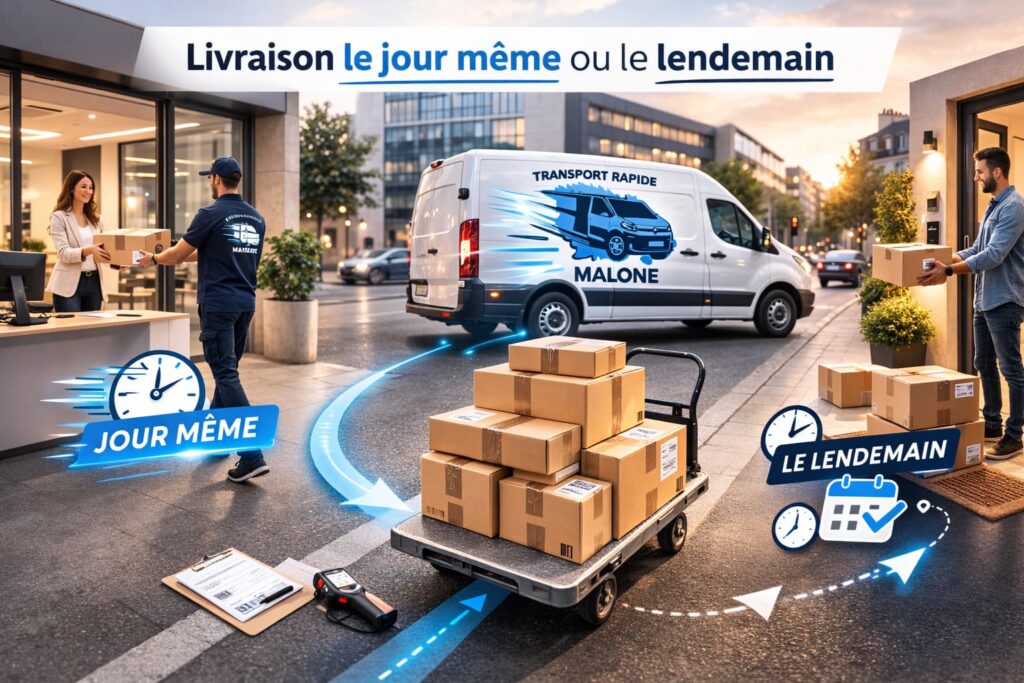 Livraison rapide Malone