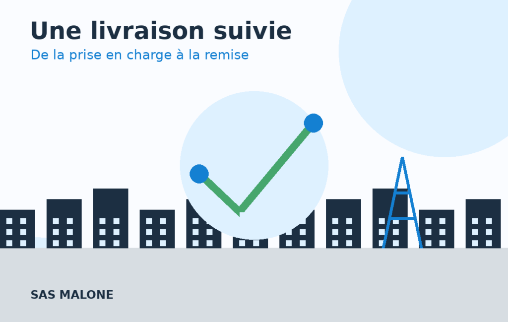 Suivi d’une livraison de colis en Île-de-France